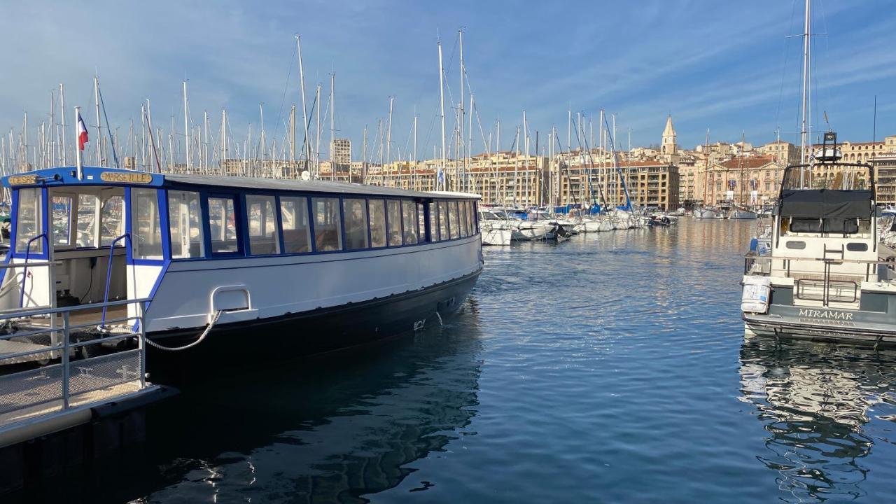 Appartement ESCALE MARSEILLAISE, Grand T2 calme, près du Vieux Port pour 2 a 4 personnes, NETTOYAGE RIGOUREUX à Marseille Extérieur photo
